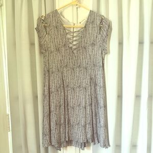 The impeccable pig: Black and white dress
